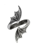 Alchemy Gothic A Night with Goethe Bat Wing Wrap Ring Fine English Pewte... - £19.50 GBP