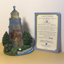 Hamilton Collection Lighthouse Figurine Light God Love Little Faith Fills Angel - £15.48 GBP