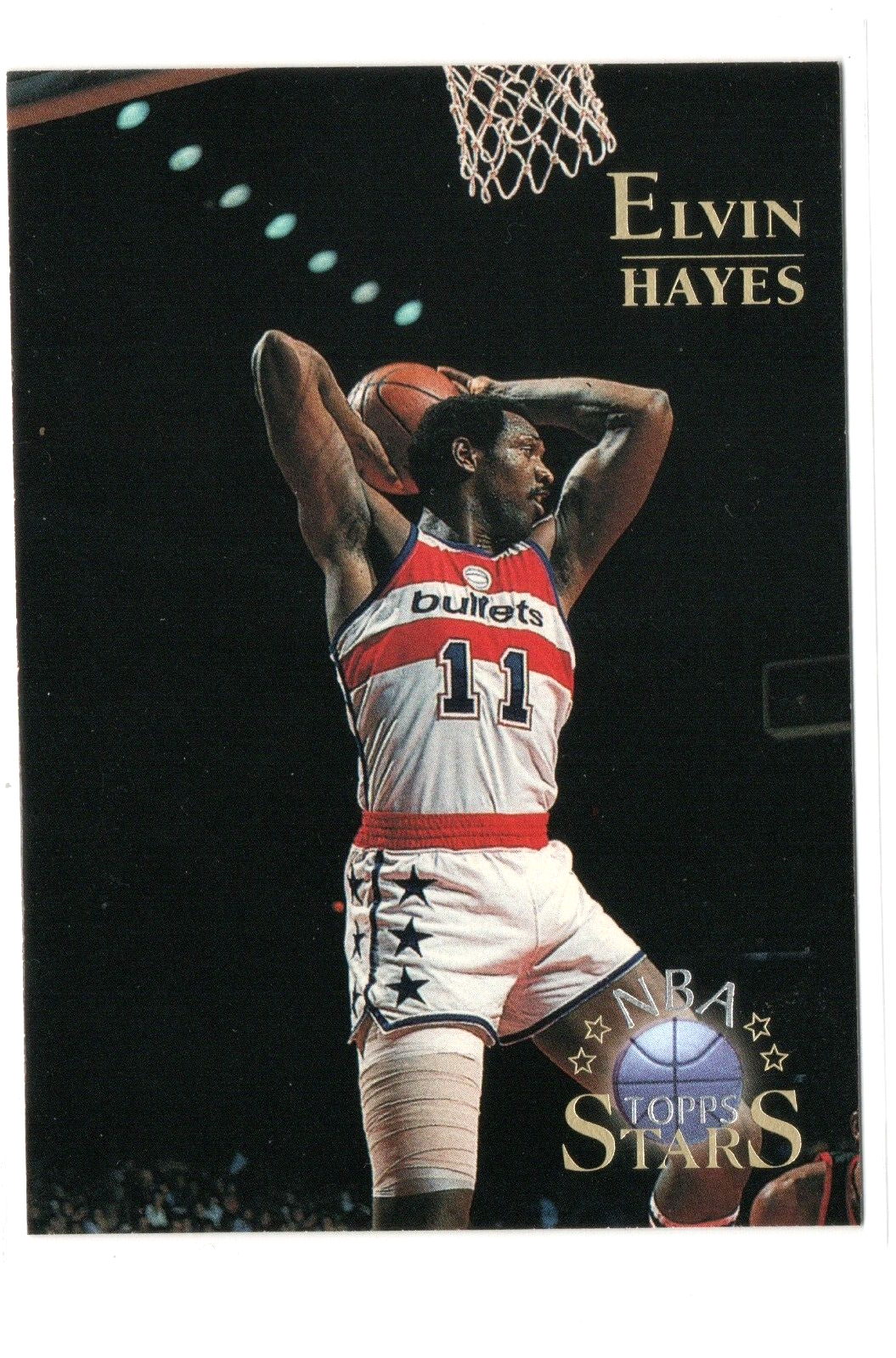 Primary image for 1996 Topps Stars Elvin Hayes #21 NBA HOF Washington Bullets Legend NM-MT