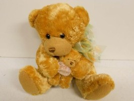Animal Alley Plush Bear Stuffed Animal Toy Mama and Baby 15.5&quot; Tall - £10.98 GBP