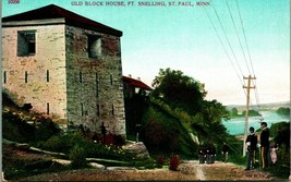 Old Block House Fort Snelling St Paul Minnesota MN UNP Unused DB Postcard E2 - £5.49 GBP