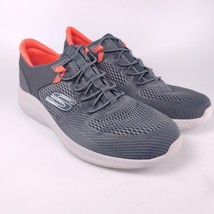 Skechers Mens Ultra Flex 3.0 56290 Gray Bungee Slip-On Walking Shoe Size 12 - £15.81 GBP
