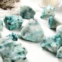 Rough Raw Chrysocolla Quartz Crystal Chunks Mineral Rocks Home Decor Rei... - £13.36 GBP