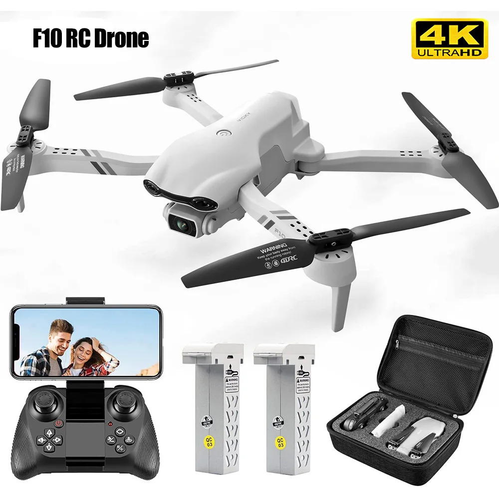 2022 New F10 Pro Drone Profesional 6K HD Camera GPS 5G WIFI FPV Fold Quadcopter  - £78.16 GBP+