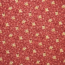 Lilacs Dense Floral Fabric Orange Peach and Yellow Flowers 1/3 YARD 100% Cotton - £2.87 GBP