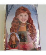 Disney Frozen Anna Adjustable Wig Red Hair With Bangs Child And Teen Cos... - £13.99 GBP