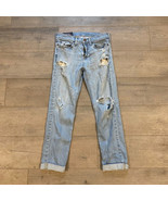 Hollister Denim Skinny Jeans ~ Sz 28 ~ Blue ~ Mid Rise ~ 25&quot; Inseam ~ Di... - £18.40 GBP