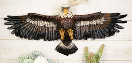 Patriotic American Majestic Bald Eagle With Open Wings Wall Decor Plaque... - £43.15 GBP