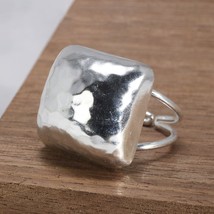 2022 Trendy Jewelry 925 Sterling Silver Chunky Rings Earrings Set For Women Hamm - £95.80 GBP