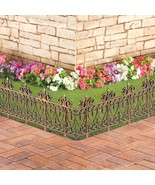 SET OF 4 Decorative Bronze Garden Landscape Border Edging Panel Yard Law... - €15,58 EUR