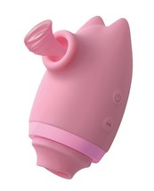 KITTY LICKER SUCKER PULSATING CLIT ORGASM STIMULATOR PINK - $58.40