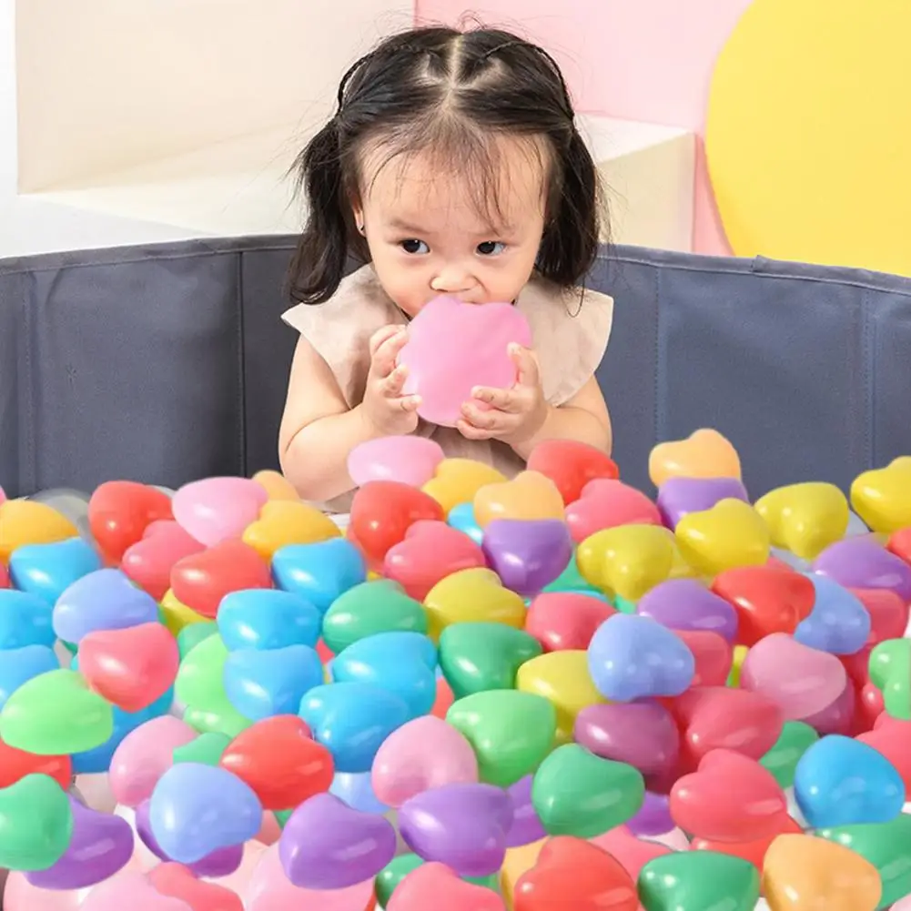 100Pcs Colorful Love Star Plastic Ocean Ball Pits Eco-Friendly Funny Baby Kid - £14.14 GBP+
