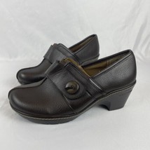 Thom McAn Clogs Shoes Women’s Size 9 Leather Brown Slip-on - £14.91 GBP