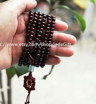 Free Shipping - 7 mm Tibetan Buddhism Natural red sandalwood meditation ... - $13.99
