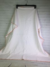 123 Swaddle Designs White with Orange Dots Swaddling Baby Blanket Cotton 2003 - $27.71