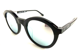 New WILL.I.AM WA031S01 49mm Black Mirrored Round Men&#39;s Sunglasses  - £78.21 GBP