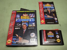 ESPN Baseball Tonight Sega Genesis Complete in Box - $6.95