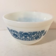 Pyrex Horizon Blue 1 1/2 Pint Nesting Bowl 401 No Fading Bright - £17.40 GBP