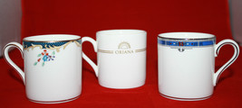 Set of 3 Wedgwood Demitasse cups  Kingsbridge Chartley Metallised Bone China - $35.95