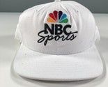 Vintage NBC SPORTS Snapback Cappello White Rainbow Pavone Logo AJD Made ... - £26.00 GBP