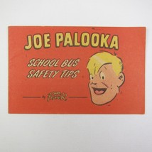 Joe Palooka School Bus Safety Tips Comic Vintage 1950 - £39.95 GBP