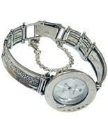 Beautiful Vintage Silpada Sterling Silver Womans Watch Hand Hammered Bez... - $189.00