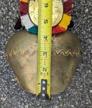 Cow Bell Brass Clapper Vintage Leather Bell Strap image 7