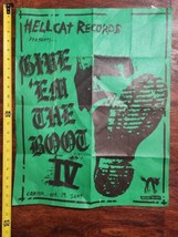 Give &#39;Em The Boot IV Poster epitaph hellcat records promotional poster tear - £12.88 GBP