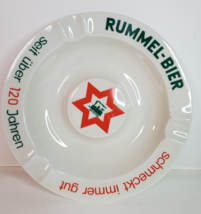 Rummel-Bier Ashtray Train Star German Beer Vintage Boehringer Ludwigshaf... - $29.65