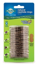 Busy Buddy Natural Rawhide Rings Peanut Butter 1ea/LG, Size C - £14.20 GBP