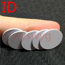 10pcs EM4100 125K RFID ID Induction Round tag card Waterproof Compact - $10.96