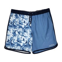 Huk Shorts Mens Size XL Long Caye Boardshort Print Block Above The Knee ... - $752.64 MXN
