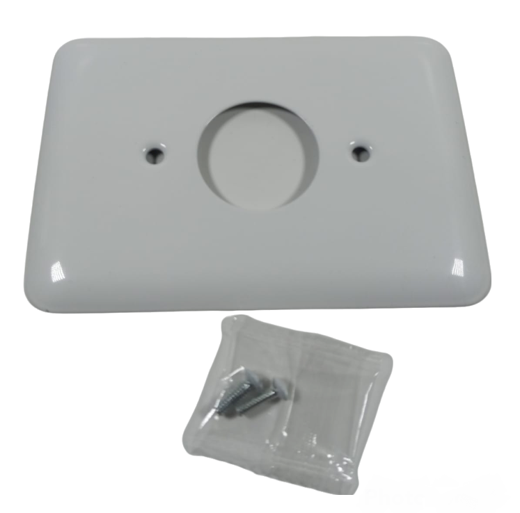 TayMac 1-Gang Maxi 1.406&quot; Receptacle Wall  Plate, White - $7.91