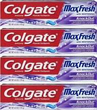 Colgate Max Fresh Toothpaste - KnockOut - With Odor Neutralizing Technology - Ne - £39.16 GBP