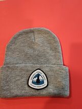 Pacific Crest National Scenic Trail Patch Gray Knit Cuffed Beanie - $14.99