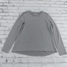 American Eagle Shirt Womens Small Gray Soft and Sexy Plush Long Sleeve Pullover - £15.88 GBP