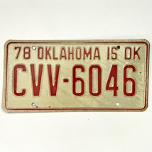 1978 United States Oklahoma Cleveland County Passenger License Plate CVV... - €11,20 EUR