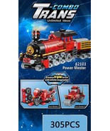 305 PCS 3-in-1 Transforming Creative Train Building Blocks Set - $27.67 CAD