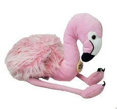 New W/ Tag Wild Republic Pink Flamingo Bird Cuddlekins Stuffed Animal Plush Toy - £28.93 GBP