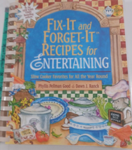 Fix-It and Forget-It Recipes for Entertaining spiral 2002 very good - £4.67 GBP
