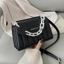 Solid Color Leather Chain Women&#39;s Handbag Bag For Women 2022 New  Handba... - £29.99 GBP