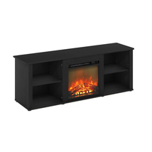 Montale 60 Inch TV Stand with Fireplace, Americano - £158.05 GBP