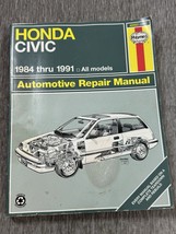 Haynes Honda Civic Hatchback Sedan Wagon CRX 1984-1986 Owners Manual 42023 - $181.47 MXN