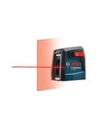 Bosch Red 30-ft Self-Leveling Indoor Cross-line Laser Level with Cross Beam - $65.43