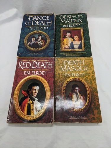 Lot Of (4) Red Death Fantasy Vampire Novels By P.N. Elrod - $19.80