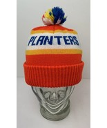Vintage Retro Pom Hat Planters Peanuts Multi Color Red Orange Excellent - €25,76 EUR