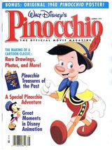 Walt Disney&#39;s Pinocchio The Official Movie Magazine Summer 1992 - £9.32 GBP