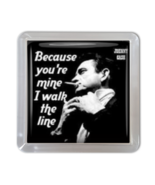 cash coaster walk the line country music handmade art print gift premium quality - $5.30