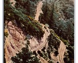 Road and Railway to ALpine Tavern Mount Lowe California UNP UDB Postcard... - $3.91