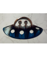 Alien Space Craft Metal Wall Art Accent 8 1/2&quot; wide x 6&quot; tall copper blue - $28.67 CAD